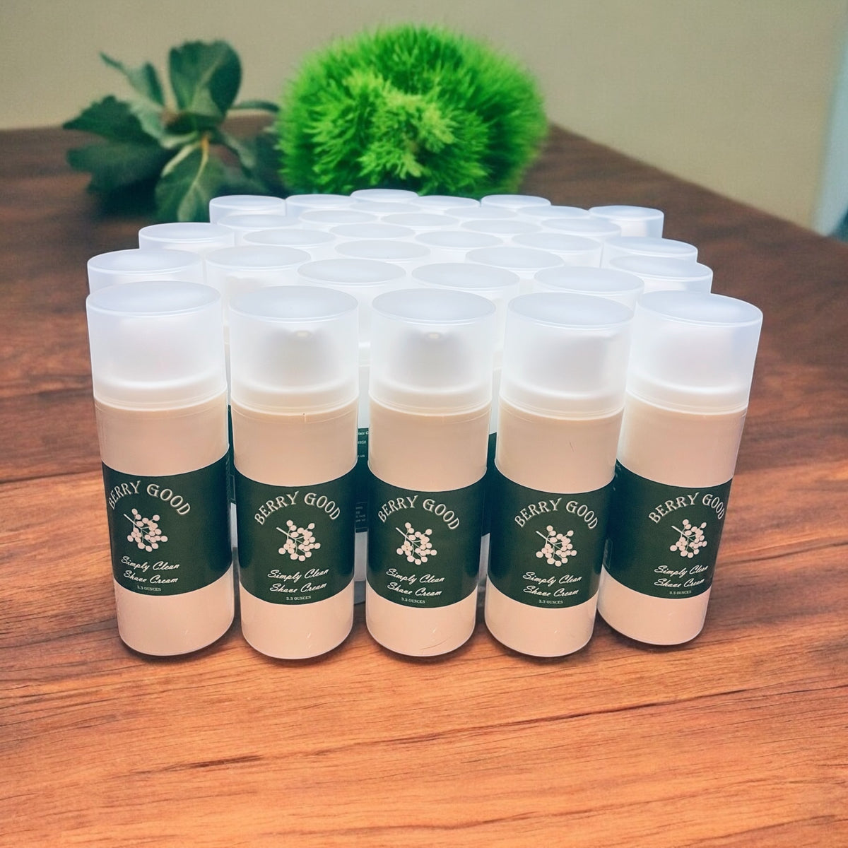 Simply clean shaving cream