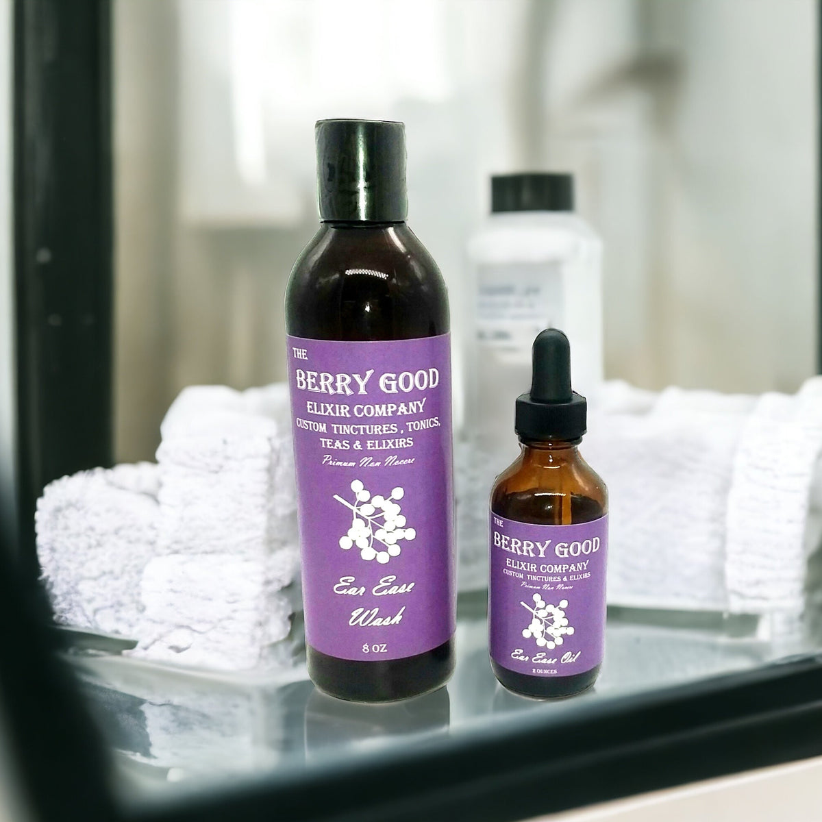 Ear Ease Oil & Ear Ease Wash Combo (safe for pets and humans)