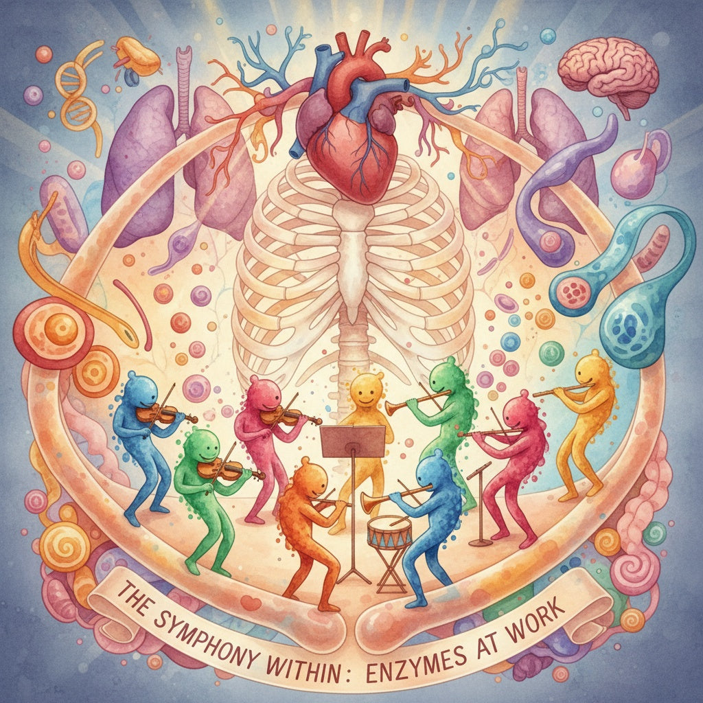 The Symphony Within: Why Treating One Symptom at a Time Is Outdated (and What Your Enzymes Want You to Know)