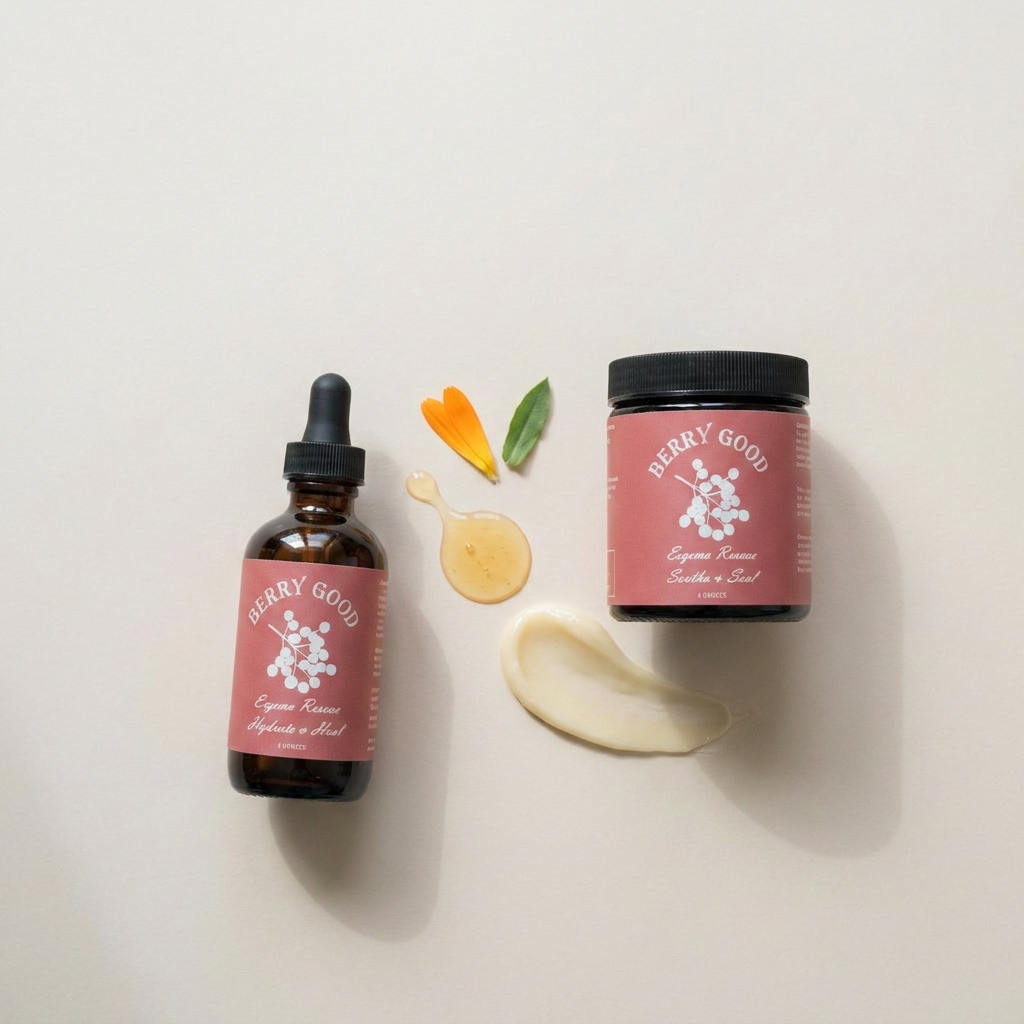 Eczema Rescue Skin Care System: Why This 2-Step Routine Works (and Why These Herbs Aren’t Random)