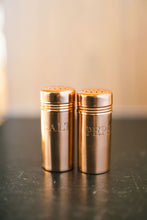 Load image into Gallery viewer, Copper Salt &amp; Pepper Shakers
