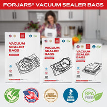 Load image into Gallery viewer, 200 Count 6x9 Vacuum Sealer Bags - Textured on Both Sides, 7.5 Mil Thickness