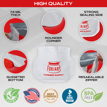 Load image into Gallery viewer, 24oz Mylar Bags - 50 Count   7.5 mil per side (≈15 mil total)