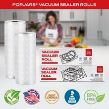 Load image into Gallery viewer, Vacuum Sealer Roll ( 11-inch)- Textured on Both Sides, 7.5 Mil Thickness