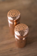 Load image into Gallery viewer, Copper Salt &amp; Pepper Shakers