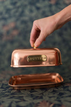 Load image into Gallery viewer, Copper Butter Dish