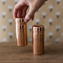 Load image into Gallery viewer, Copper Salt &amp; Pepper Shakers