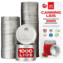 Load image into Gallery viewer, 1000 Regular Mouth Canning Lids