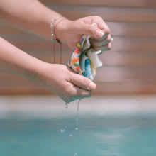 Load image into Gallery viewer, Eco-Friendly Swedish Dishcloths - Cabin on Lake Set of 3 (Paper Towel Replacements)