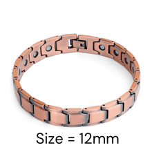 Load image into Gallery viewer, Pure Copper EMF Defense Magnetic Bracelet
