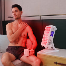 Load image into Gallery viewer, ReCharge Red Light Therapy Panel: Touch Screen, Adjustable Brightness &amp; Pulsed Frequencies
