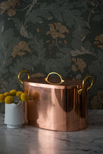 Load image into Gallery viewer, Copper Bread Box with Brass Handles