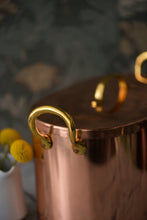 Load image into Gallery viewer, Copper Bread Box with Brass Handles