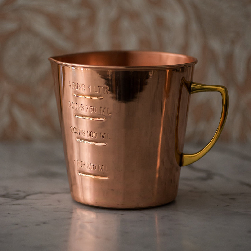 Copper Liquid Measuring Cup