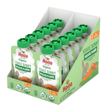 Load image into Gallery viewer, Holle Baby Food Pouches - Organic Veggie Puree - Veggie Bunny