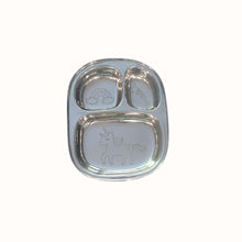 Load image into Gallery viewer, Unicorn Stainless Steel Divided Plate Set (Two)