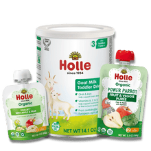 Load image into Gallery viewer, Goat &amp; Greens Variety Bundle: Goat Milk, Power Parrot, Apple &amp; Pear Yogurt