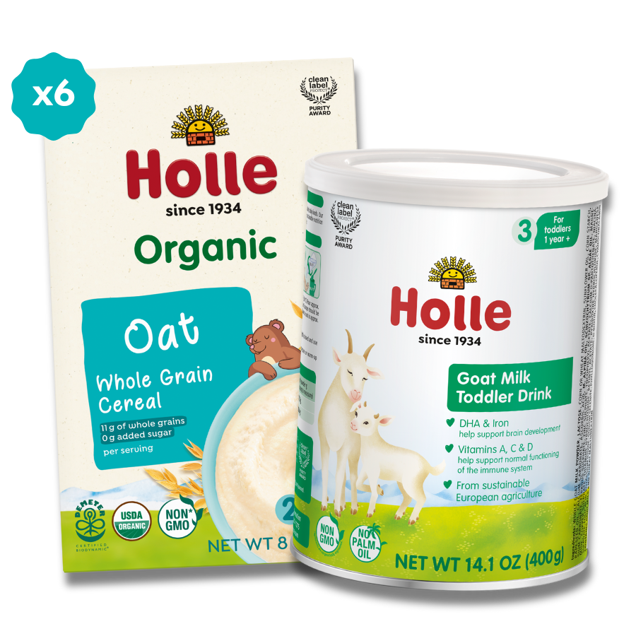 Goat & Oat Bundle: Goat Milk Toddler Drink and Oat Cereal