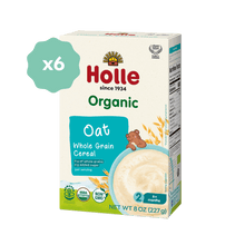 Load image into Gallery viewer, Holle Organic Whole Grain Oat Cereal - 6 Pack