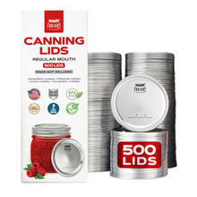 Load image into Gallery viewer, 500 Regular Mouth Canning Lids