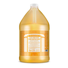 Load image into Gallery viewer, Dr. Bronner&#39;s - Pure-Castile Liquid Soap (Citrus, 1 Gallon) - Made with Organic Oils, 18-in-1 Uses: Face, Body, Hair, Laundry, Pets and Dishes, Concentrated, Vegan, Non-GMO