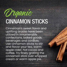 Load image into Gallery viewer, Organic Cinnamon Sticks