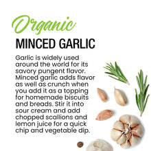 Load image into Gallery viewer, Organic Minced Garlic