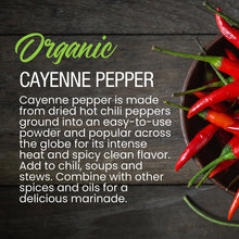Load image into Gallery viewer, Organic Cayenne Pepper