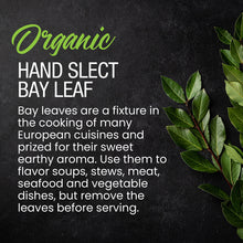 Load image into Gallery viewer, Organic Hand Select Bay Leaf