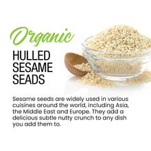 Load image into Gallery viewer, Organic Hulled Sesame Seeds