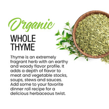 Load image into Gallery viewer, Organic Whole Thyme