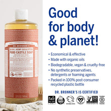 Load image into Gallery viewer, Dr. Bronner&#39;s - Pure-Castile Liquid Soap (Eucalyptus, 1 Gallon) - Made with Organic Oils, 18-in-1 Uses: Face, Body, Hair, Laundry, Pets and Dishes, Concentrated, Vegan, Non-GMO