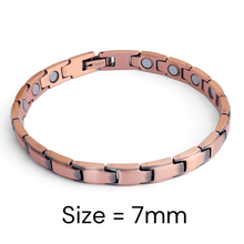 Load image into Gallery viewer, Pure Copper EMF Defense Magnetic Bracelet