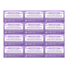 Load image into Gallery viewer, Dr. Bronner&#39;s - Pure-Castile Bar Soap (Lavender, 5 Ounce, 12-Pack) - Made with Organic Oils, For Face, Body &amp; Hair, Gentle &amp; Moisturizing, Biodegradable, Vegan, Cruelty-free, Non-GMO