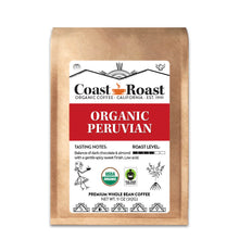 Load image into Gallery viewer, Organic Peruvian Whole Bean Coffee Single Origin