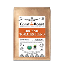 Load image into Gallery viewer, Organic Tomales Blend Whole Bean Coffee
