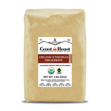 Load image into Gallery viewer, Organic Ethiopian Yirgacheffe Medium-Dark Whole Bean Coffee