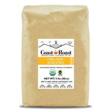 Load image into Gallery viewer, Organic Sumatra Whole Bean Coffee Single Origin