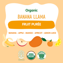 Load image into Gallery viewer, Holle Baby Food Pouches - Organic Fruit Puree - Banana Llama