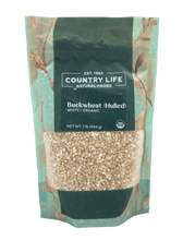 Load image into Gallery viewer, Buckwheat, White, Hulled, Organic