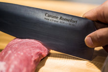 Load image into Gallery viewer, Chef knife carbon steel XC75 8.7 inches blade with leather sheath