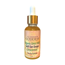 Load image into Gallery viewer, Organic DHA FREE Tanning Drops for Face &amp; Body 1 oz.