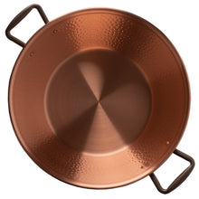 Load image into Gallery viewer, Copper jam pot for induction stoves with cast iron handles, 12.5 qt