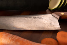 Load image into Gallery viewer, Chef knife carbon steel XC75 8.7 inches blade with leather sheath