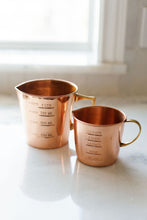 Load image into Gallery viewer, Copper Liquid Measuring Cup