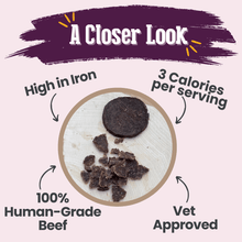 Load image into Gallery viewer, Beef Crumbles Cat Treats | High Protein Treats for Cats