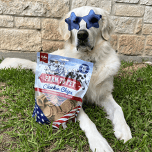 Load image into Gallery viewer, Americana Chicken Chips for Dogs | Celebrate with USA-made Dog Treats