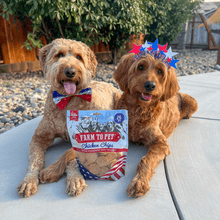 Load image into Gallery viewer, Americana Chicken Chips for Dogs | Celebrate with USA-made Dog Treats