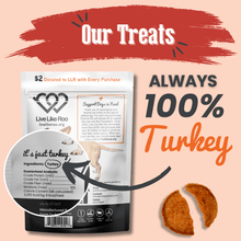 Load image into Gallery viewer, Live Like Roo Turkey Chips for Dogs | Dog Treats That Give Back