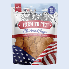 Load image into Gallery viewer, Americana Chicken Chips for Dogs | Celebrate with USA-made Dog Treats